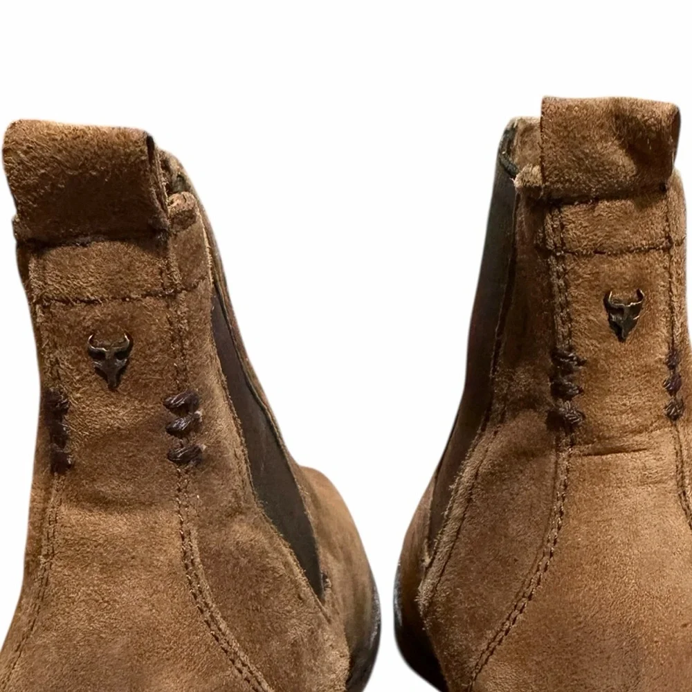 Trask brown leather